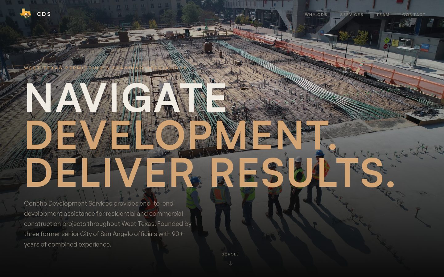 Cinematic Dark prototype screenshot